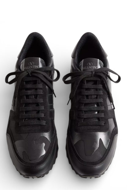 Luxury Men Mid Ankle Sneaker Camouflage