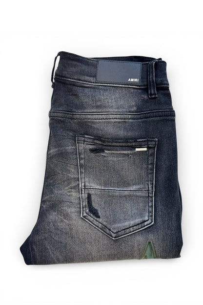 Premium Slim Fit Denim Green Set