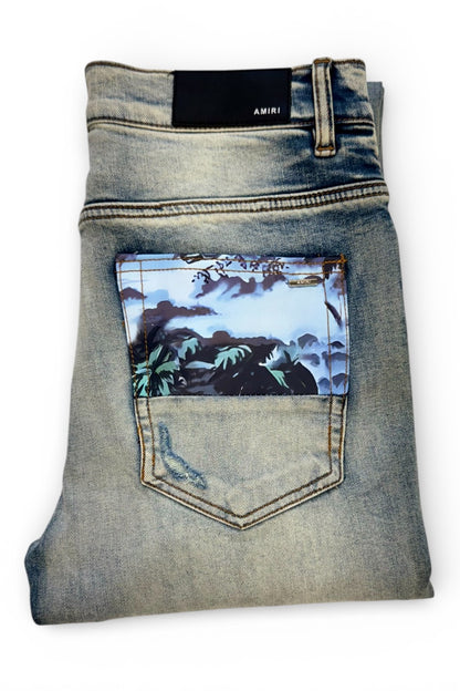 Premium Slim Fit Denim Blue