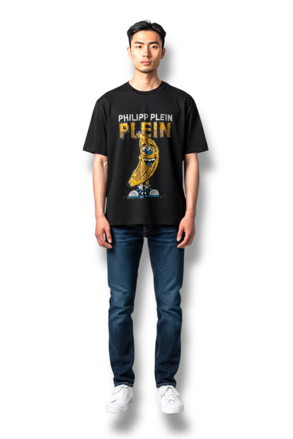 Men Casual Wear - Premium Round Neck Tshirts - Studded