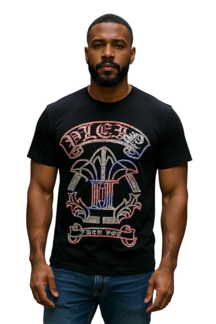 Men Casual Wear - Premium Round Neck Tshirts - Studded