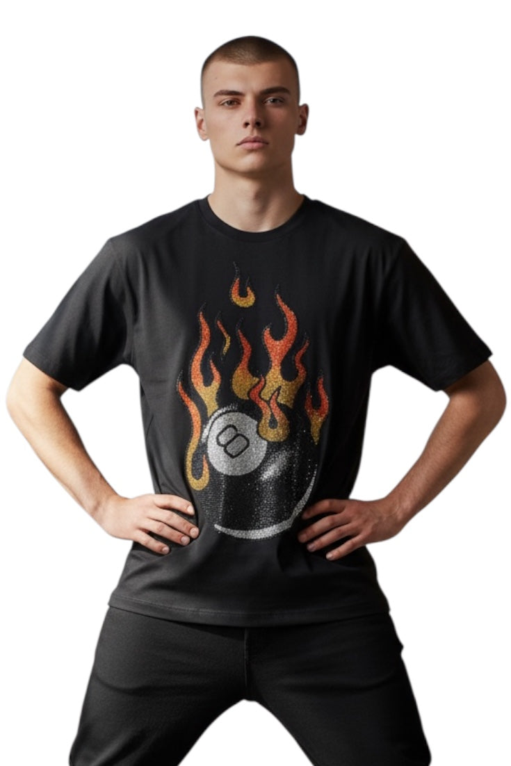 Men Casual Wear - Premium Round Neck Tshirts - Studded