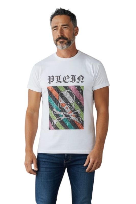 Men Casual Wear - Premium Round Neck Tshirts - Studded