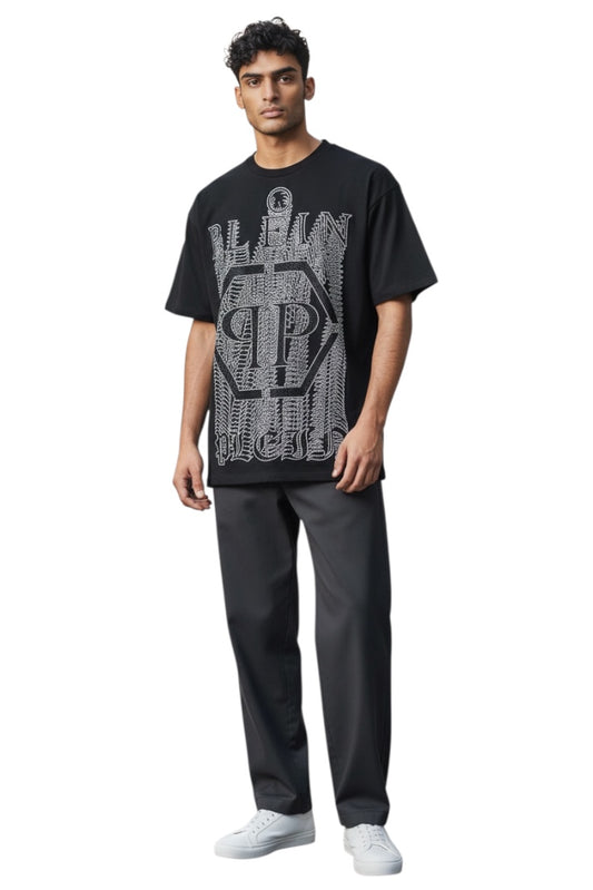 Men Casual Wear - Premium Round Neck Tshirts - Studded