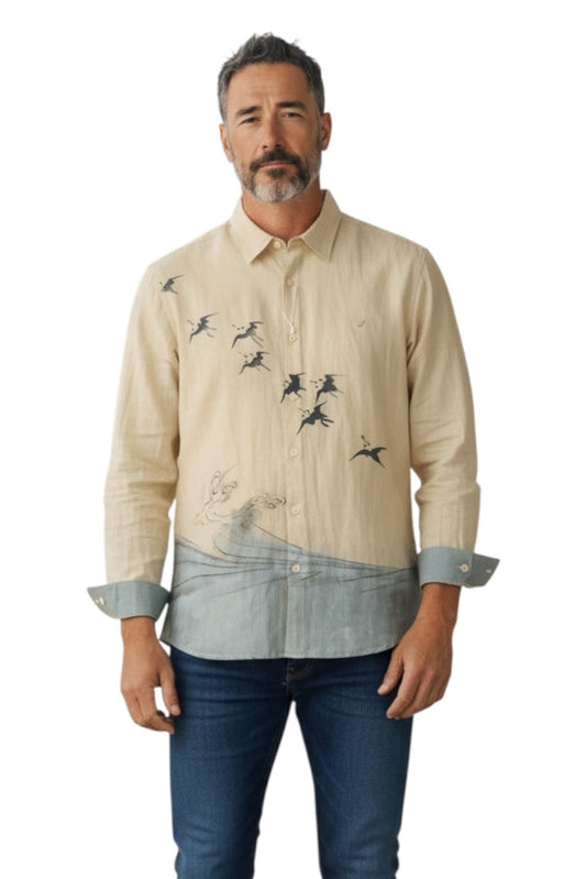 Men Party Wear - Printed Shirt