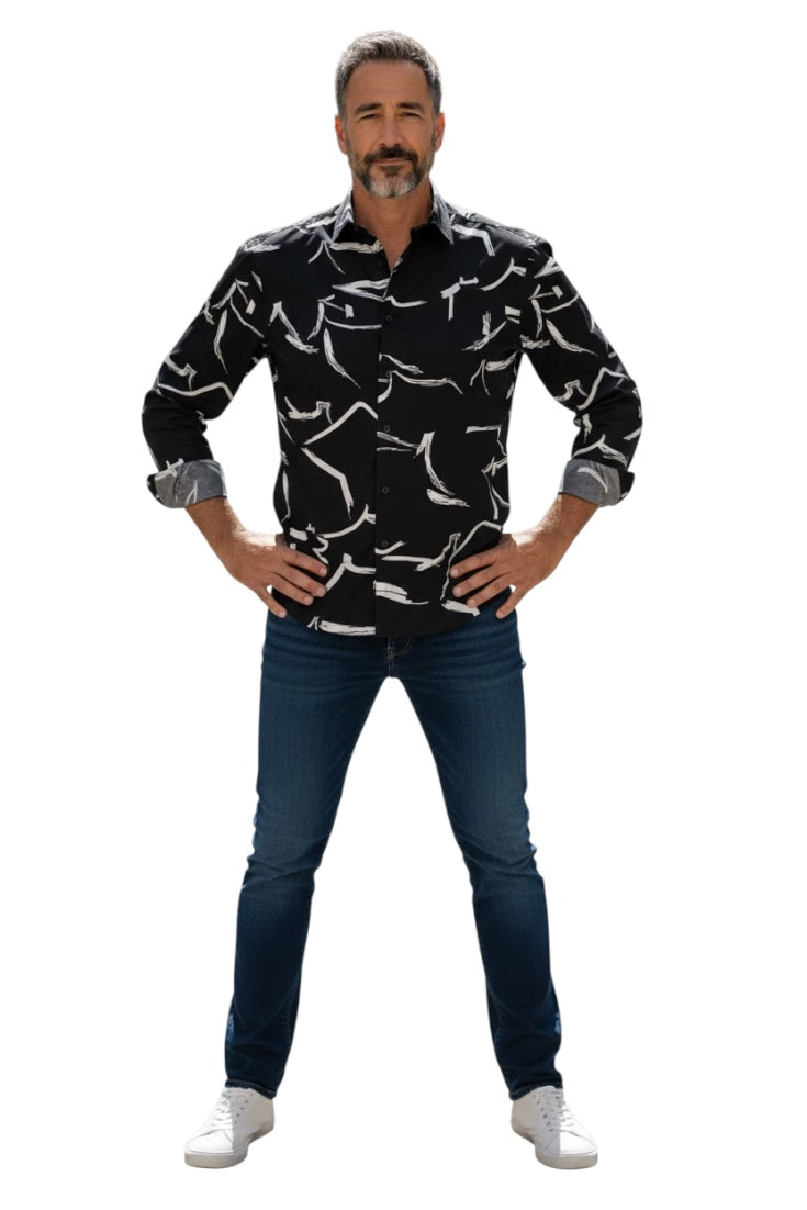 Men Party Wear - Printed Shirt
