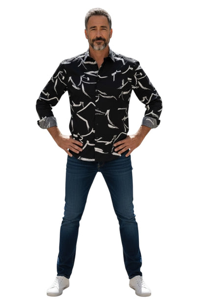 Men Party Wear - Printed Shirt