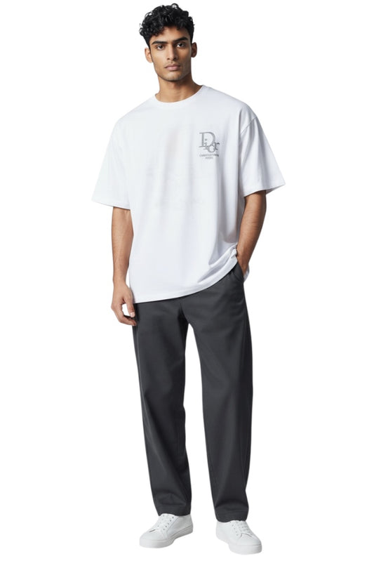 Luxury Tshirts - Drop Shoulder, Round Neck
