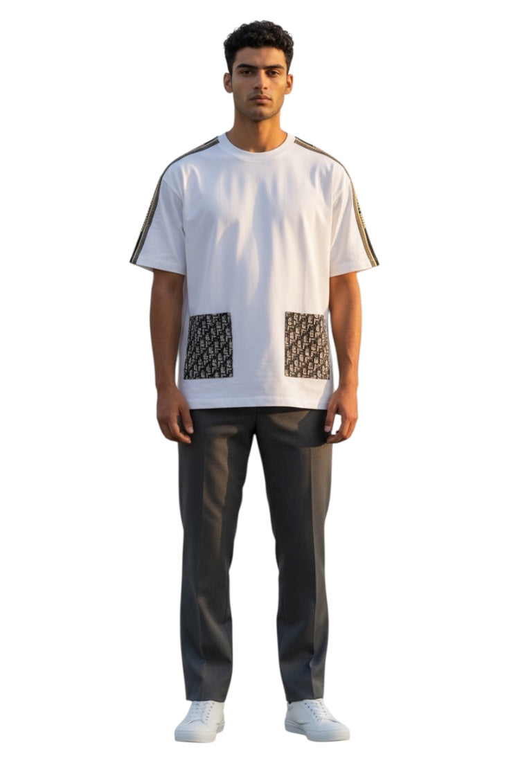 Luxury Tshirts - Drop Shoulder, Round Neck