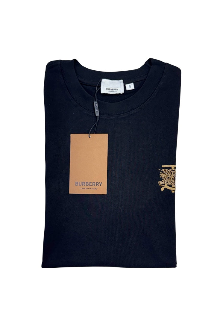 Luxury Round Neck Tshirts - Drop Shoulder With Embroidery Print