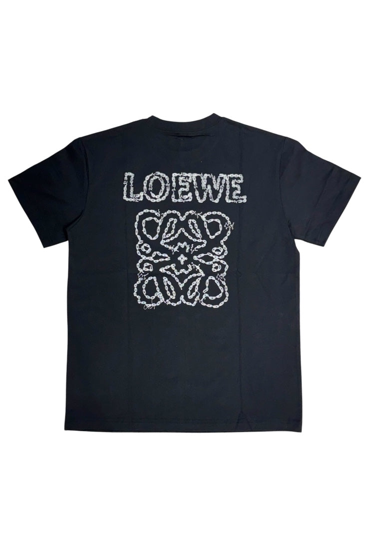 Luxury Round Neck Tshirts - Drop Shoulder With Embroidery Print