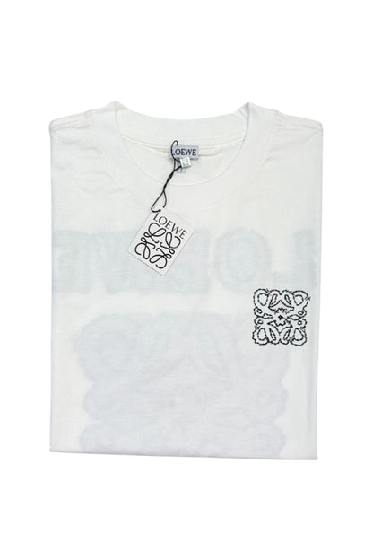 Luxury Round Neck Tshirts - Drop Shoulder With Embroidery Print