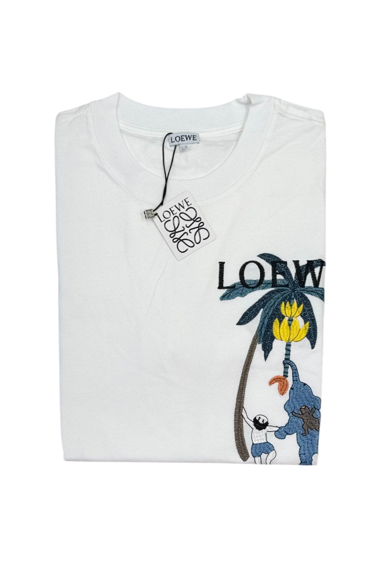 Luxury Round Neck Tshirts - Drop Shoulder With Embroidery Print