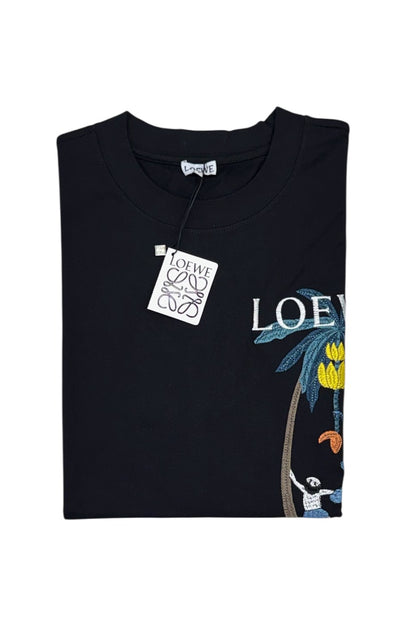 Luxury Round Neck Tshirts - Drop Shoulder With Embroidery Print