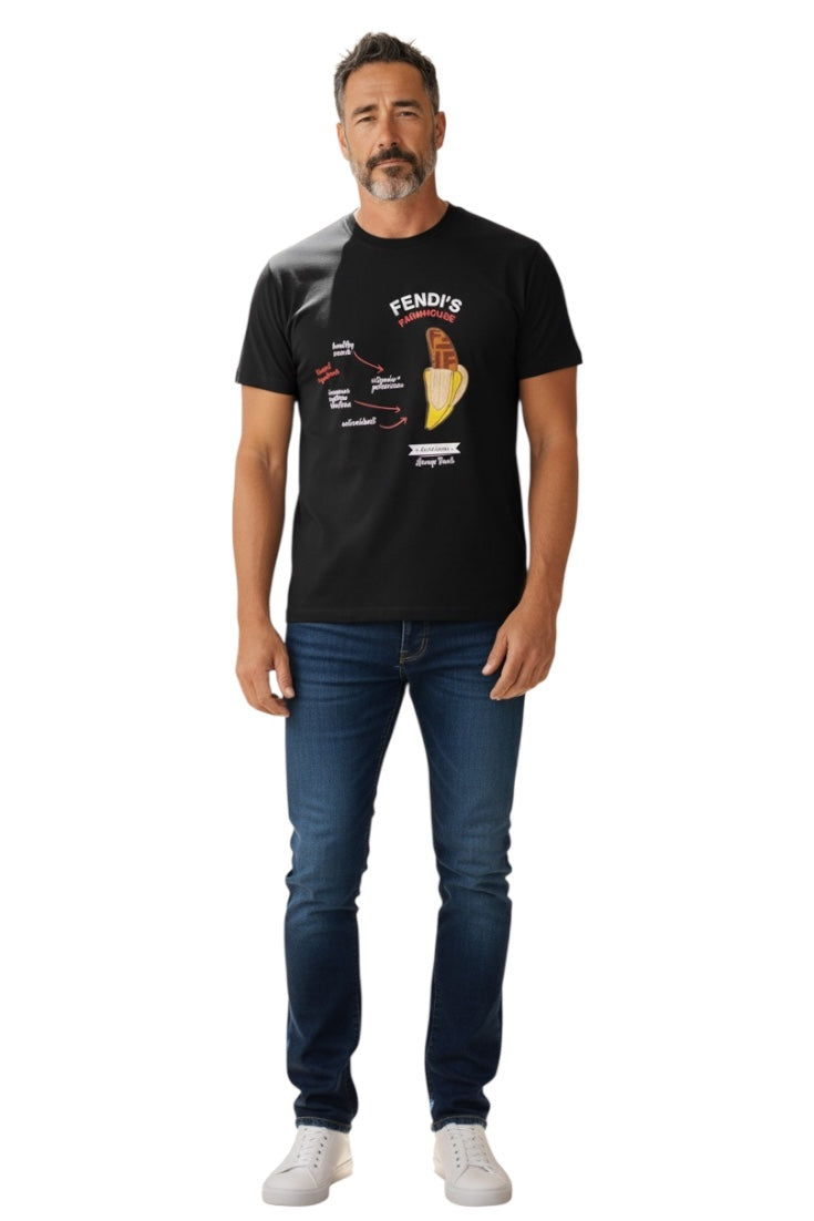 Luxury Round Neck Tshirts - Drop Shoulder With Embroidery Print