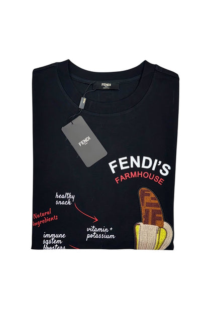 Luxury Round Neck Tshirts - Drop Shoulder With Embroidery Print