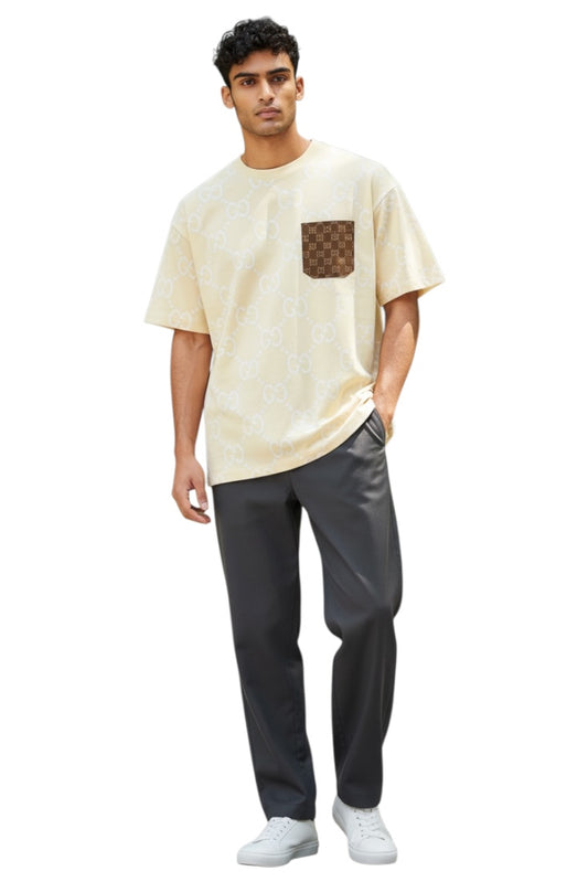 Luxury Tshirts - Drop Shoulder, Round Neck