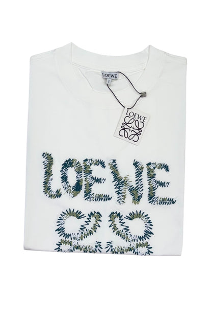 Luxury Round Neck Tshirts - Drop Shoulder With Embroidery Print