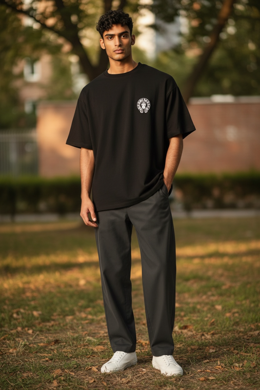 Luxury Tshirts - Drop Shoulder, Round Neck