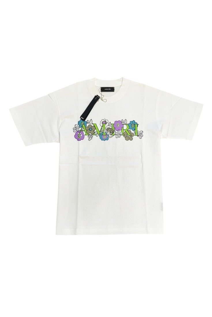 Luxury Round Neck Tshirts - Flower Printed And Drop Shoulder