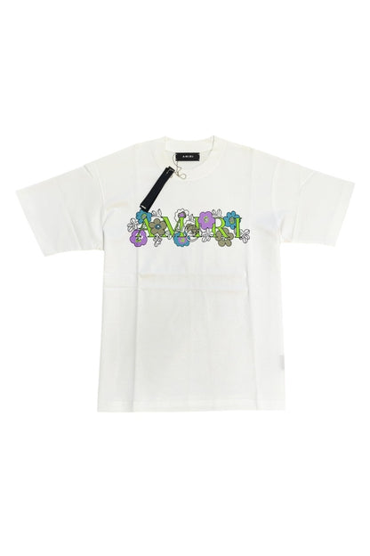 Luxury Round Neck Tshirts - Flower Printed And Drop Shoulder