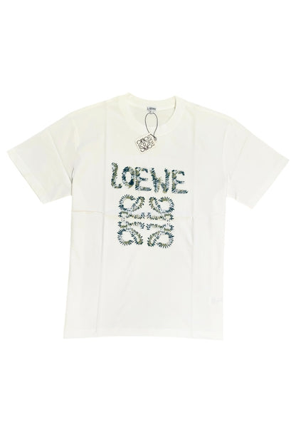 Luxury Round Neck Tshirts - Drop Shoulder With Embroidery Print