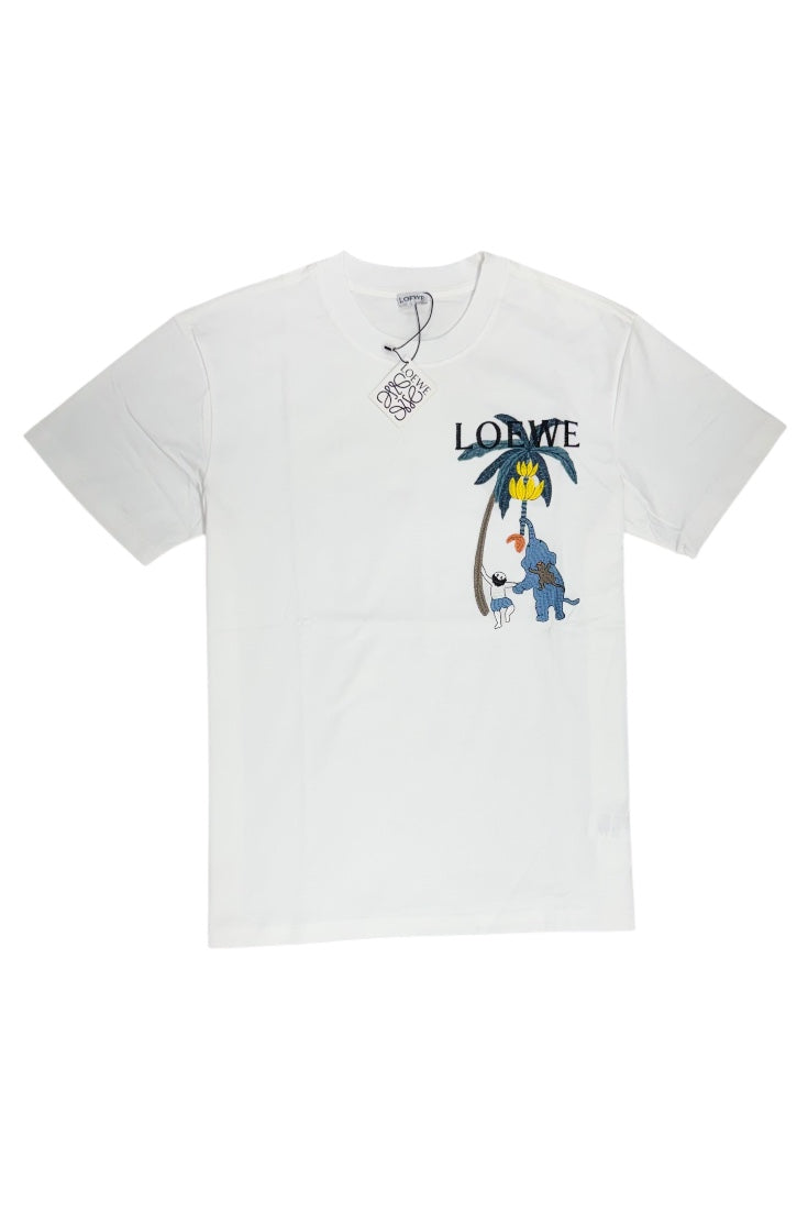 Luxury Round Neck Tshirts - Drop Shoulder With Embroidery Print