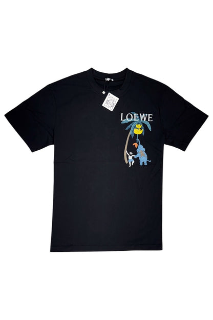 Luxury Round Neck Tshirts - Drop Shoulder With Embroidery Print