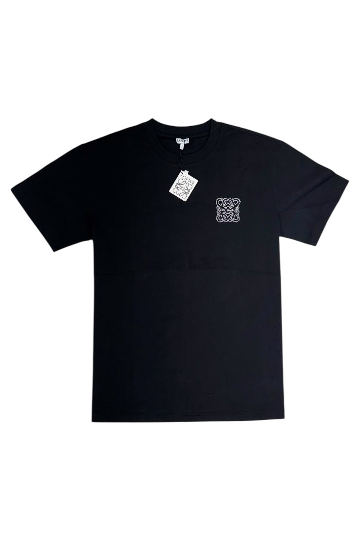 Luxury Round Neck Tshirts - Drop Shoulder With Embroidery Print