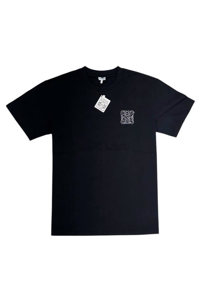 Luxury Round Neck Tshirts - Drop Shoulder With Embroidery Print