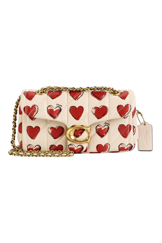 Luxury Sling Bag Women With Heart Print