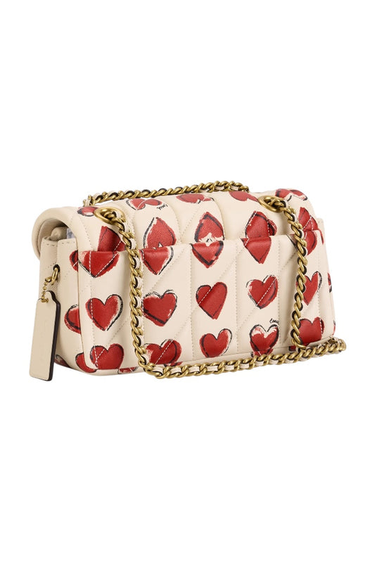 Luxury Sling Bag Women With Heart Print