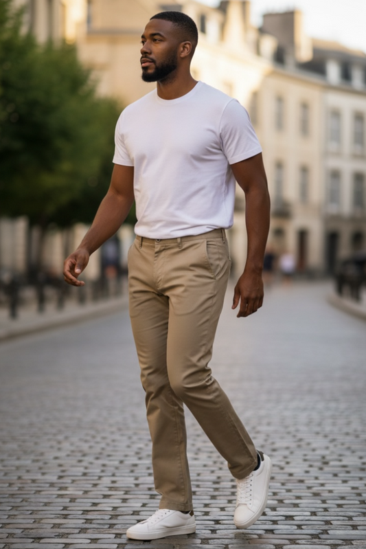 Premium Cotton Chinos Regular Fit (Men)