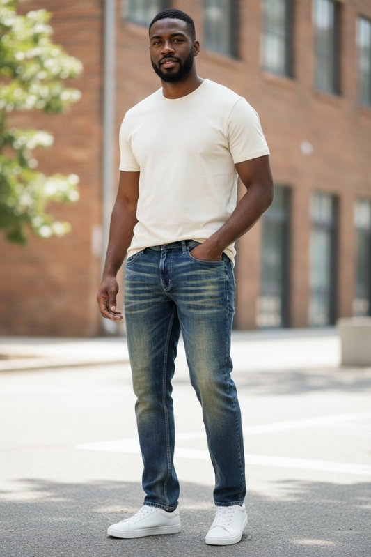 Premium StraightFit Shaded Denim