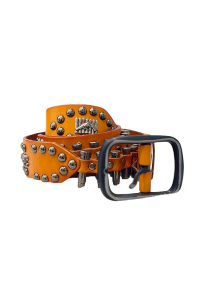 Designer Belts For Men - Studs & Bullets