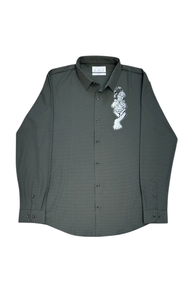 Premium Men Party Wear - Patch Work Shirt