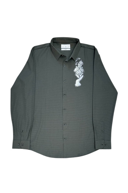 Premium Men Party Wear - Patch Work Shirt