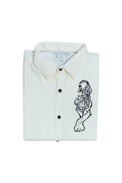 Premium Men Party Wear - Patch Work Shirt
