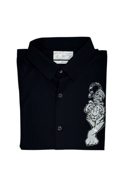 Premium Men Party Wear - Patch Work Shirt