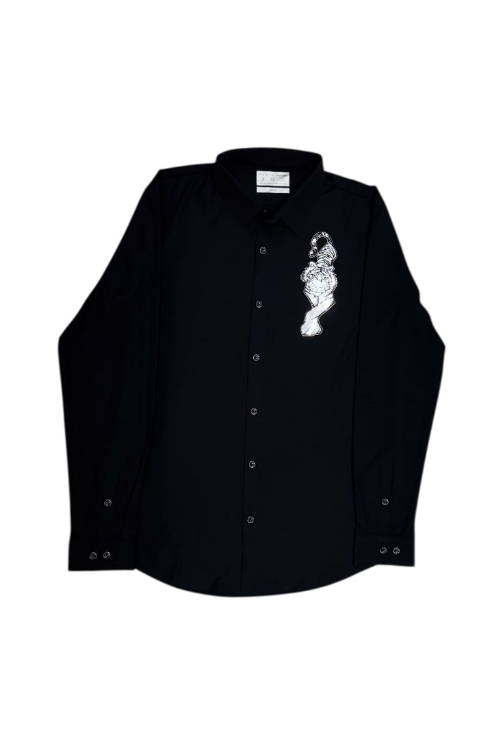 Premium Men Party Wear - Patch Work Shirt