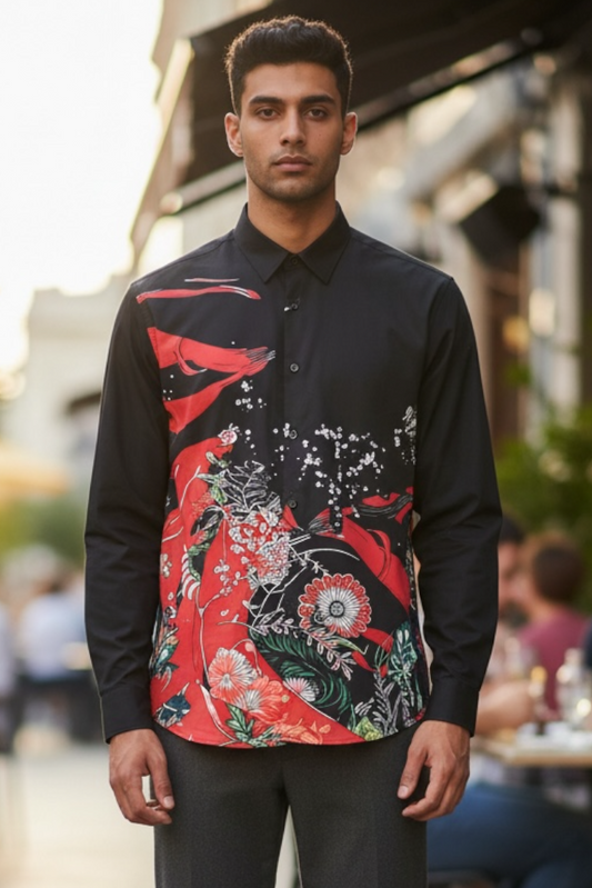 Premium Men Party Wear - Stitchless Fabric With Studded Design