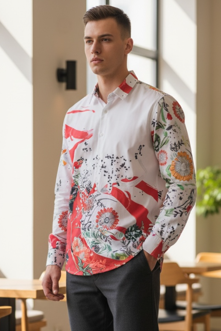 Premium Men Party Wear - Stitchless Fabric With Studded Design