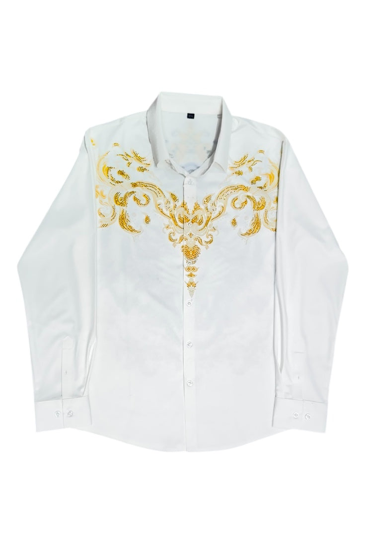 Premium Men Party Wear - Stitchless Fabric With Studded Design