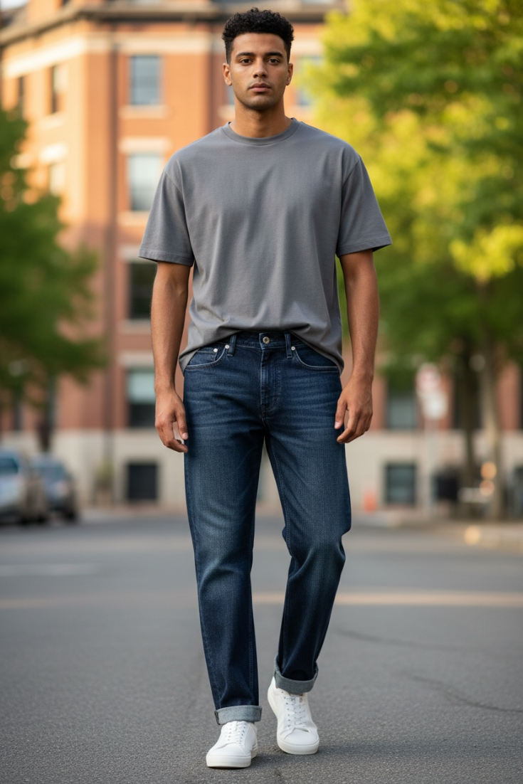 Premium StraightFit Shaded Denim