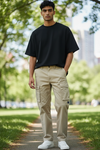 Premium Cotton Slim Fit Cargo (Men)