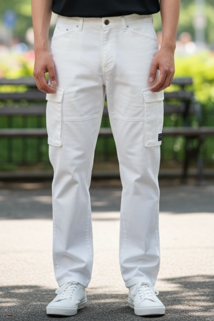 Premium Cotton Slim Fit Cargo (Men)