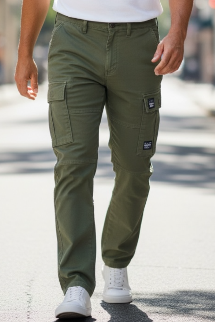Premium Cotton Slim Fit Cargo (Men)