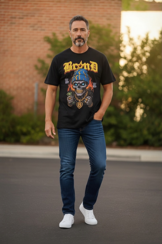 Luxury Tshirts, Round Neck & Studded
