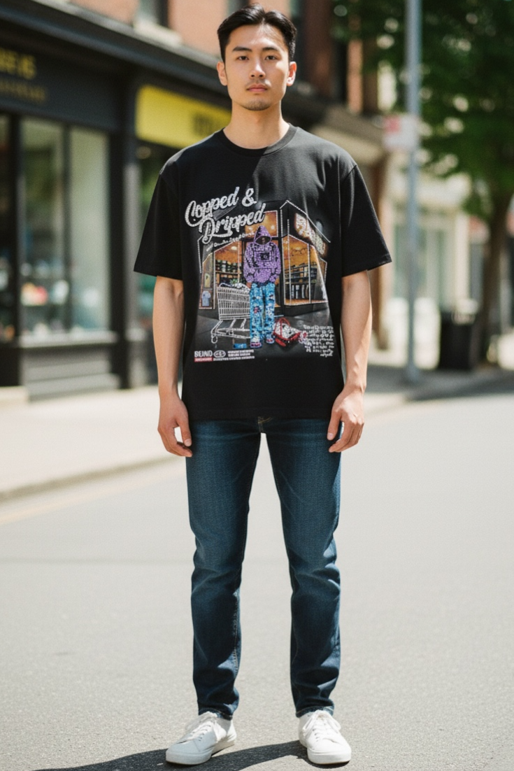 Luxury Tshirts, Round Neck & Studded