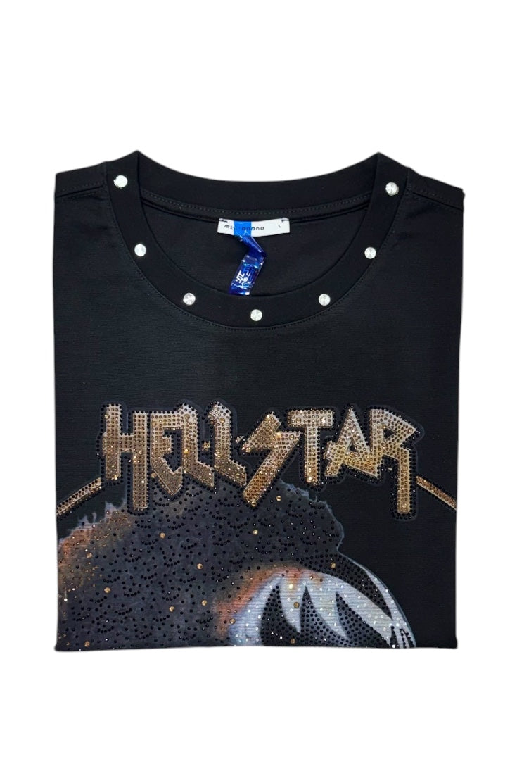 Luxury Tshirts, Round Neck & Studded